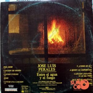 Disco de Vinilo José Luis Perales - Entre El Agua  El Fuego Vinyl Record