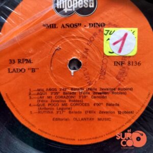 Disco de Vinilo Dino - Mil Años Vinyl Record
