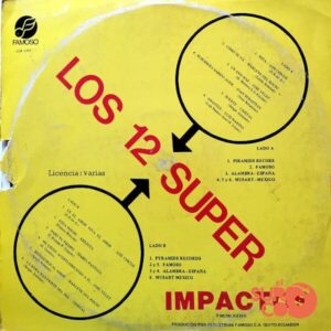 Disco de Vinilo Varios - Los 12 Súper Impactos Vinyl Record
