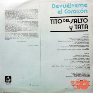 Disco de Vinilo Tito Del Salto - Devuélveme El Corazón Vinyl Record