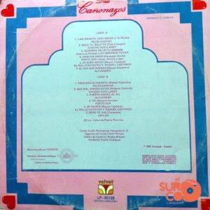 Disco de Vinilo Varios - Doce Cañonazos Románticos Del Años Vinyl Record