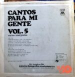 Disco de Vinilo Varios - Cantos Para Mi Gente Vol 5 Vinyl Record