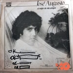 Disco de Vinilo José Augusto - El Mejor De Mis Amigos Vinyl Record