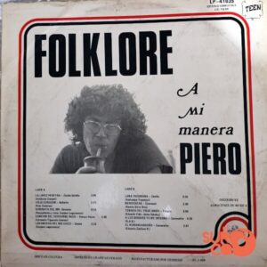 Disco de Vinilo Piero - Folklore A Mi Manera Vinyl Record