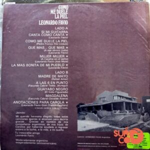 Disco de Vinilo Leonardo Favio - Como Me Duele La Piel Vinyl Record