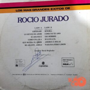 Disco de Vinilo Rocío Jurado - Los Más Grandes Éxitos De Rocío Jurado Vinyl Record