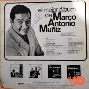 Disco de Vinilo Marco Antonio Muñiz - El Mejor Álbum De … Vinyl Record