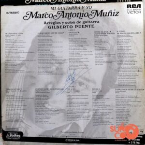 Disco de Vinilo Marco Antonio Muñiz - Mi Guitarra Y Yo Vinyl Record