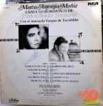 Disco de Vinilo Marco Antonio Muñiz - Canta Lo Romántico De José Alfredo Jimenez Vinyl Record