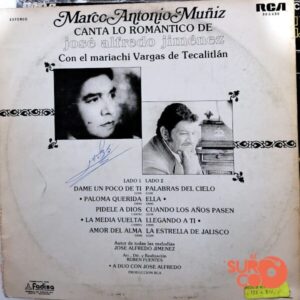 Disco de Vinilo Marco Antonio Muñiz - Canta Lo Romántico De José Alfredo Jimenez Vinyl Record