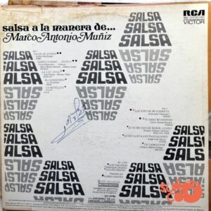 Disco de Vinilo Marco Antonio Muñiz - Salsa A La Manera De … Vinyl Record