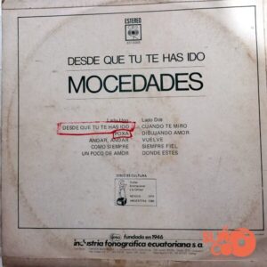Disco de Vinilo Mocedades - Desde Que Tu Te Has Ido Vinyl Record