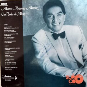 Disco de Vinilo Marco Antonio Muñiz - Con Toda El Alma Vinyl Record