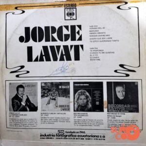 Disco de Vinilo Jorge Lavat - Jorge Lavat Vinyl Record
