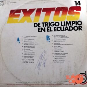 Disco de Vinilo Trigo Limpio  - 14 Éxitos De Trigo Limpio En El Ecuador Vinyl Record