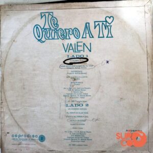 Disco de Vinilo Valen - Te Quiero A Ti Vinyl Record