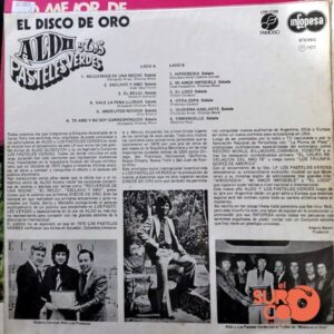Disco de Vinilo Aldo Y Los Pasteles Verdes - El Disco De Oro Vinyl Record