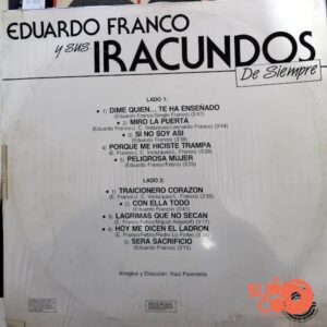 Disco de Vinilo Los Iracundos - Dime Quien Vinyl Record