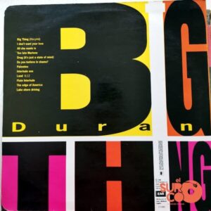 Disco de Vinilo Duran Duran  - Big Thing Vinyl Record