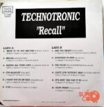Disco de Vinilo Technotronic - Recall Vinyl Record