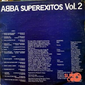 Disco de Vinilo Abba - Greatest Hits Vol 2 Vinyl Record