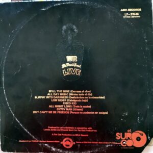 Disco de Vinilo War - The Music Band Live Vinyl Record