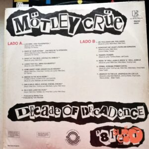 Disco de Vinilo Motley Crue - Decade Of Decadence '81-'91 Vinyl Record