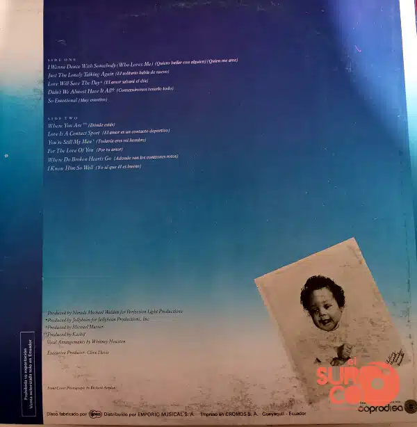 Disco de Vinilo Whitney Houston - Whitney Vinyl Record