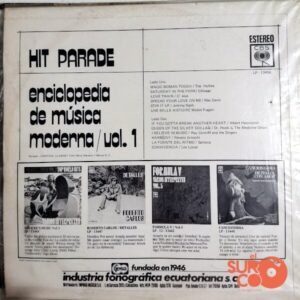 Disco de Vinilo Hit Parade - Enciclopedia de Música Moderna Vol 1 Vinyl Record