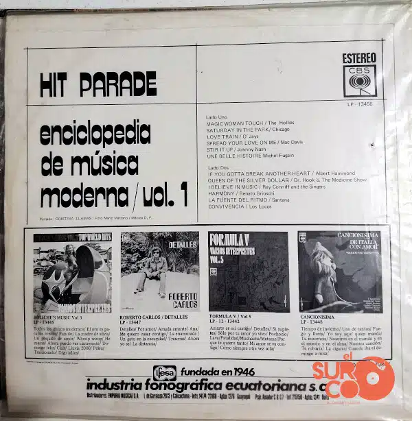 Disco de Vinilo Hit Parade - Enciclopedia de Música Moderna Vol 1 Vinyl Record