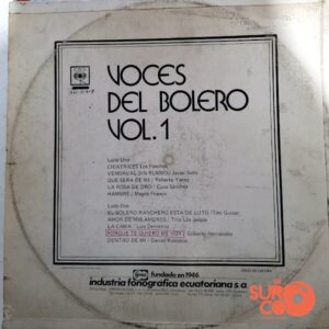 Disco de Vinilo Varios - Voces Del Bolero Vol 1 Vinyl Record