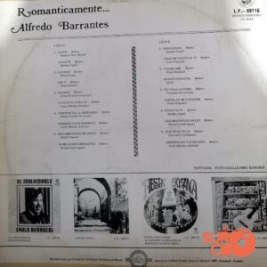 Disco de Vinilo Alfredo Barrantes - Románticamente Vinyl Record