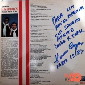 Disco de Vinilo Los Dávalos - Siempre Los Dávalos Desde Nueva York Vinyl Record