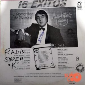 Disco de Vinilo Marco Antonio Vázquez - El Romántico De Siempre Vinyl Record