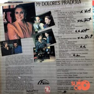 Disco de Vinilo María Dolores Pradera - A Mis Amigos Vinyl Record