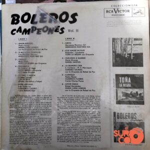 Disco de Vinilo Varios - Boleros Campeones Vol 2 Vinyl Record