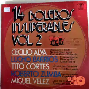 Disco de Vinilo Varios - 14 Boleros Insuperables Vinyl Record