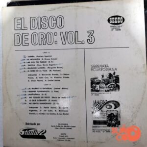 Disco de Vinilo Varios - El Disco De Oro Vol 3 Vinyl Record