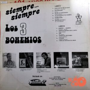 Disco de Vinilo Los Tres Bohemios - Siempre ….Siempre Vinyl Record