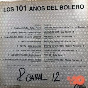 Disco de Vinilo Varios - Los 101 Años Del Bolero Vinyl Record