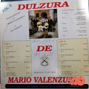 Disco de Vinilo Mario Valenzuela - Dulzura Vinyl Record