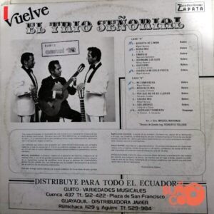 Disco de Vinilo Trío Señorial - Vuelve El Trío Señorial Vinyl Record
