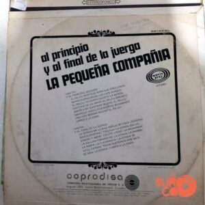 Disco de Vinilo La Pequeña Compañía - Al Principio Y Al Final De La Juerga Vinyl Record