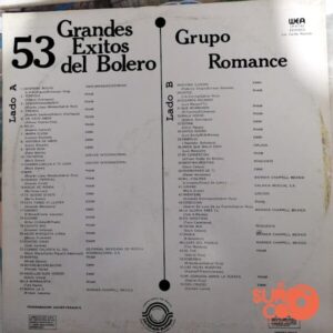 Disco de Vinilo Grupo Romance - 53 Grandes Éxitos Del Bolero Vinyl Record