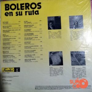 Disco de Vinilo Varios - Boleros En Su Ruta Vol 2 Vinyl Record
