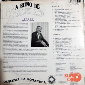 Disco de Vinilo Orquesta La Romántica - A Ritmo De Bolero Vinyl Record
