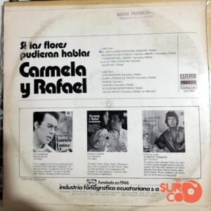 Disco de Vinilo Carmela Y Rafael - Si La Flores Pudieran Hablar Vinyl Record