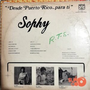 Disco de Vinilo Sophy - Desde Puerto Rico Para Ti Vinyl Record