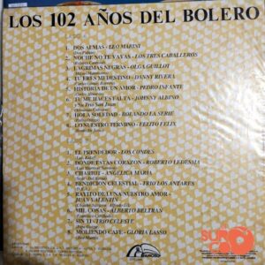 Disco de Vinilo Varios - 102 Años Del Bolero Vinyl Record