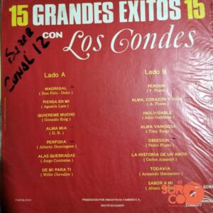Disco de Vinilo Los Condes - 15 Grandes Éxitos De 15 Vinyl Record